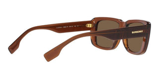 Burberry JARVIS BE 4376U men Brown Geometric Sunglasses