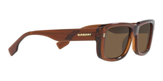 Burberry JARVIS BE 4376U men Brown Geometric Sunglasses