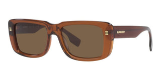 Burberry JARVIS BE 4376U men Brown Geometric Sunglasses
