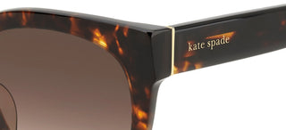 Kate Spade JAVANA/G/S women Havana Butterfly Sunglasses