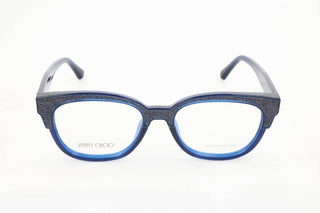 Jimmy Choo Jc177 Women Blue Geometric Eyeglasses