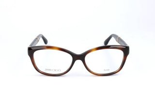 Jimmy Choo Jc178 Women Havana Geometric Eyeglasses