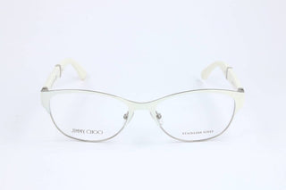 Jimmy Choo Jc180 Women White Geometric Eyeglasses