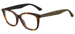 Jimmy Choo JC188 women Havana Squared Eyeglasses