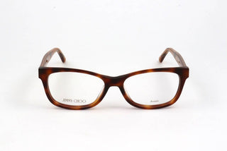 Jimmy Choo Jc193 Women Havana Geometric Eyeglasses