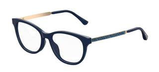 Jimmy Choo JC202 women Blue Geometric Eyeglasses