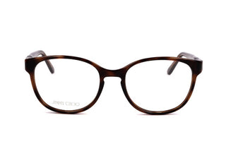 Jimmy Choo JC240 women Havana Geometric Eyeglasses
