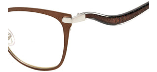 Jimmy Choo JC256 women Brown Geometric Eyeglasses