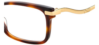 Jimmy Choo Jc279 Women Havana Geometric Eyeglasses