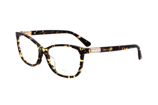 Jimmy Choo Jc282/g Women Havana Geometric Eyeglasses