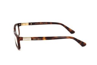 Jimmy Choo JC283 women Havana Geometric Eyeglasses