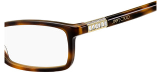 Jimmy Choo JC283 women Havana Geometric Eyeglasses