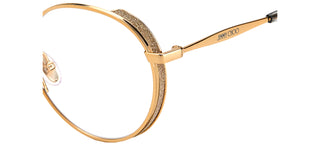 Jimmy Choo JC301 women Gold Round Eyeglasses