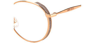 Jimmy Choo JC301 women Rose gold Round Eyeglasses