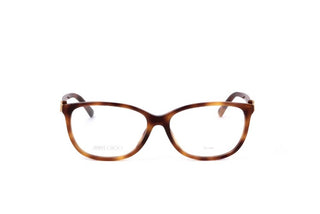 Jimmy Choo Jc308 Women Havana Squared Eyeglasses