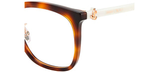 Jimmy Choo JC310/G women Havana Squared Eyeglasses