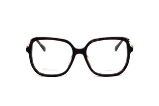 Jimmy Choo JC376/G women Havana Geometric Eyeglasses