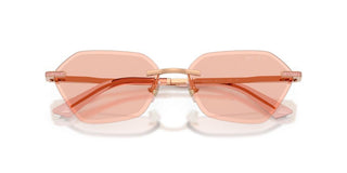 Jimmy Choo JC 4022J women Rose gold Geometric Sunglasses