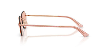 Jimmy Choo JC 4022J women Rose gold Geometric Sunglasses