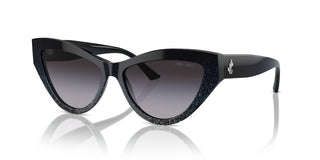 Jimmy Choo Jc 5004 Women Black Cat Eye Sunglasses
