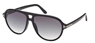 Tom Ford JEFFREY FT 0932 men Black Pilot Sunglasses