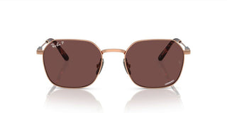 Ray-Ban JIM TITANIUM RB 8094 unisex Brown Geometric Sunglasses
