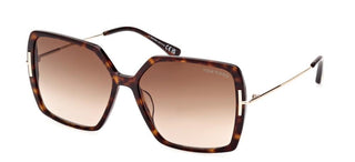 Tom Ford Joanna Ft 1039 Women Havana Butterfly Sunglasses