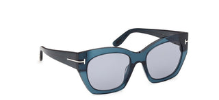 Tom Ford JONI-02 FT 1422 unisex Blue Squared Sunglasses