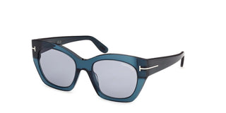 Tom Ford JONI-02 FT 1422 unisex Blue Squared Sunglasses