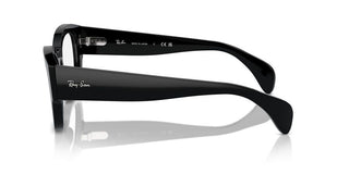 Ray-ban Jorge Rx 7681v Unisex Black Squared Eyeglasses