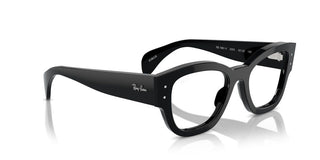 Ray-ban Jorge Rx 7681v Unisex Black Squared Eyeglasses