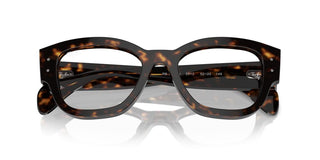 Ray-ban Jorge Rx 7681v Unisex Havana Squared Eyeglasses