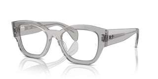 Ray-ban Jorge Rx 7681v Unisex Grey Squared Eyeglasses