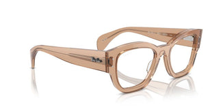 Ray-ban Jorge Rx 7681v Unisex Brown Squared Eyeglasses
