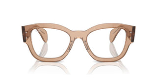 Ray-ban Jorge Rx 7681v Unisex Brown Squared Eyeglasses