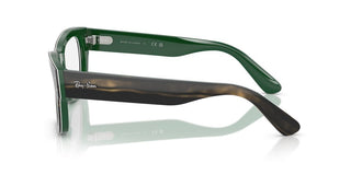 Ray-Ban JOSEPH RX 7683V unisex Green Squared Eyeglasses