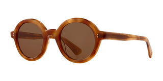 GARRETT LEIGHT JULIEN SUN unisex Havana Round Sunglasses