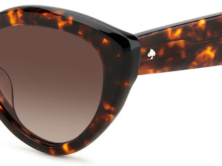 Kate Spade JUNI/G/S women Havana Cat Eye Sunglasses