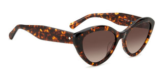 Kate Spade JUNI/G/S women Havana Cat Eye Sunglasses
