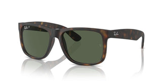 Ray-ban Justin Rb 4165 Men Havana Squared Sunglasses