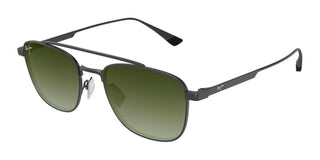 Maui Jim Kahana Mj0640s Unisex Black Squared Sunglasses