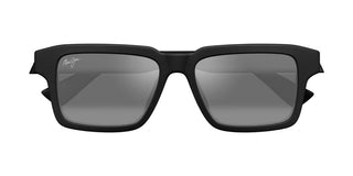Maui Jim Kahiko Mj0635s Unisex Black Rectangle Sunglasses