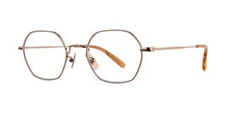 GARRETT LEIGHT KAISER unisex Gold Geometric Eyeglasses