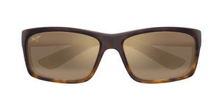 Maui Jim Kanaio Coast Mj0766s Unisex Havana Geometric Sunglasses