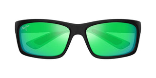 Maui Jim Kanaio Coast Mj0766s Unisex Green Geometric Sunglasses