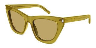 Saint Laurent KATE SL 214 women Yellow Cat Eye Sunglasses