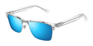 Maui Jim Kawika Mj0257s Unisex Transparent Geometric Sunglasses