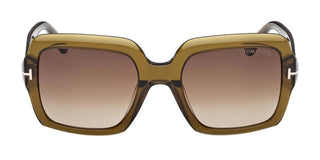 Tom Ford KAYA FT 1082 unisex Brown Geometric Sunglasses