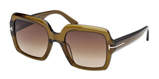 Tom Ford KAYA FT 1082 unisex Brown Geometric Sunglasses