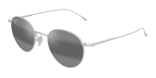 Maui Jim Ka'apeha Mj0691s Unisex Silver Round Sunglasses